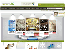 Tablet Screenshot of ceramicslife.com